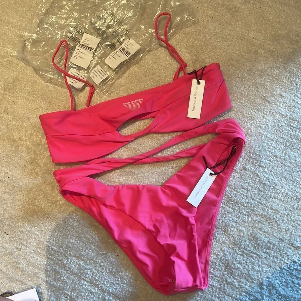 HOST PICK L+F hot pink bikini set - Picture 2 of 2